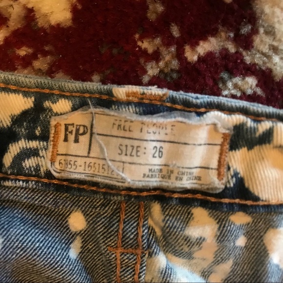 Free People Bleached Kiss Me Shorts - Picture 5 of 6